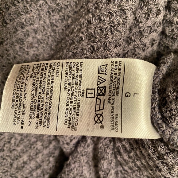 Cozy Gray Women's Henley Longsleeve - Picture 8 of 8